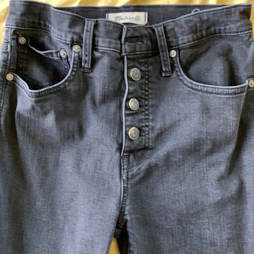Madewell black bootcut jeans